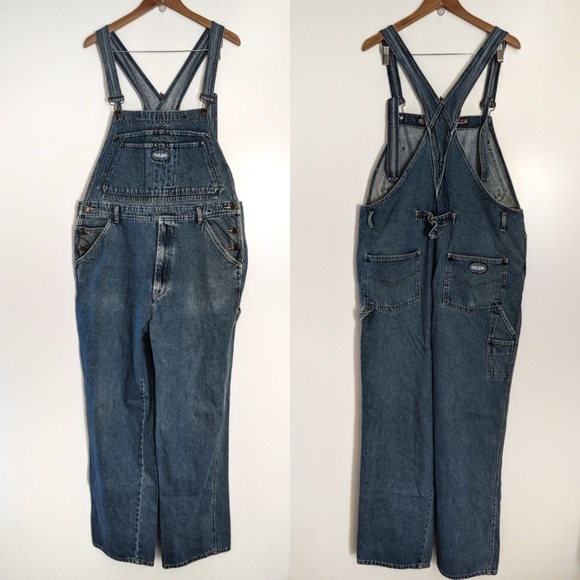 Vintage 90s Paco Jeans Overalls XL - Picture 2 of 6